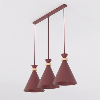 Emibig Lighting Taklampa ZERO 3 BURGUNDY