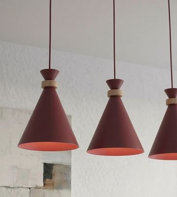 Emibig Lighting Taklampa ZERO 3 BURGUNDY