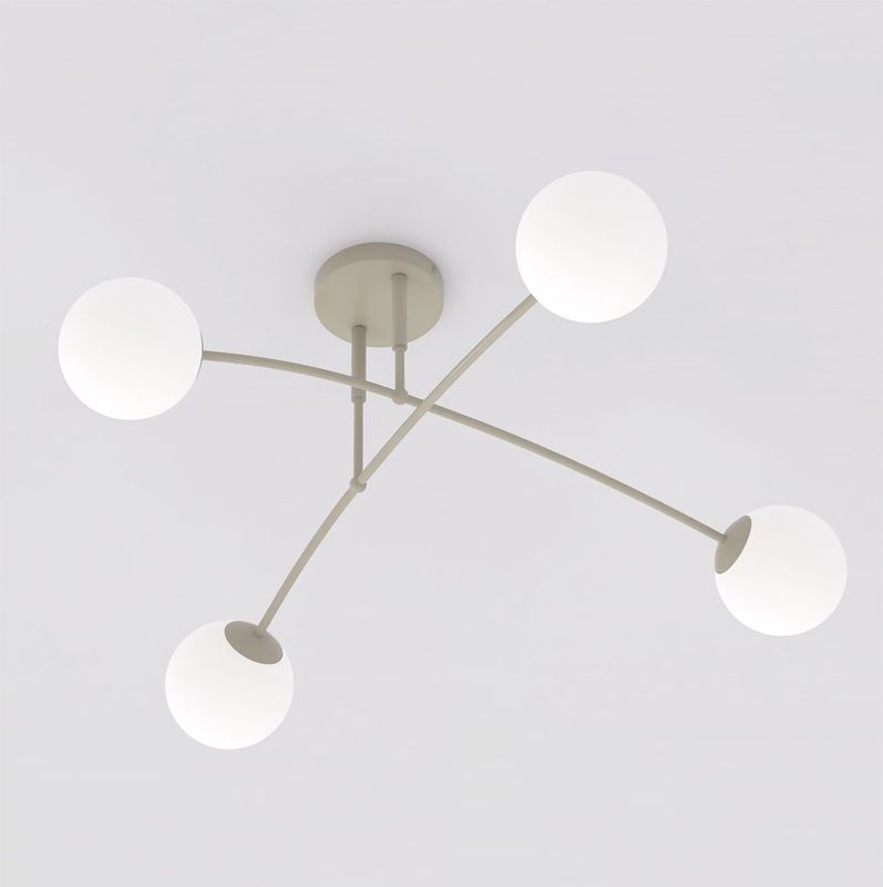 Emibig Lighting Taklampa PREGOS 4 MOKKA OPAL