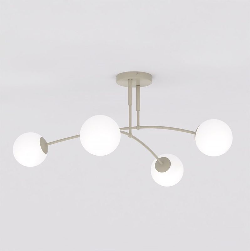 Emibig Lighting Taklampa PREGOS 4 MOKKA OPAL
