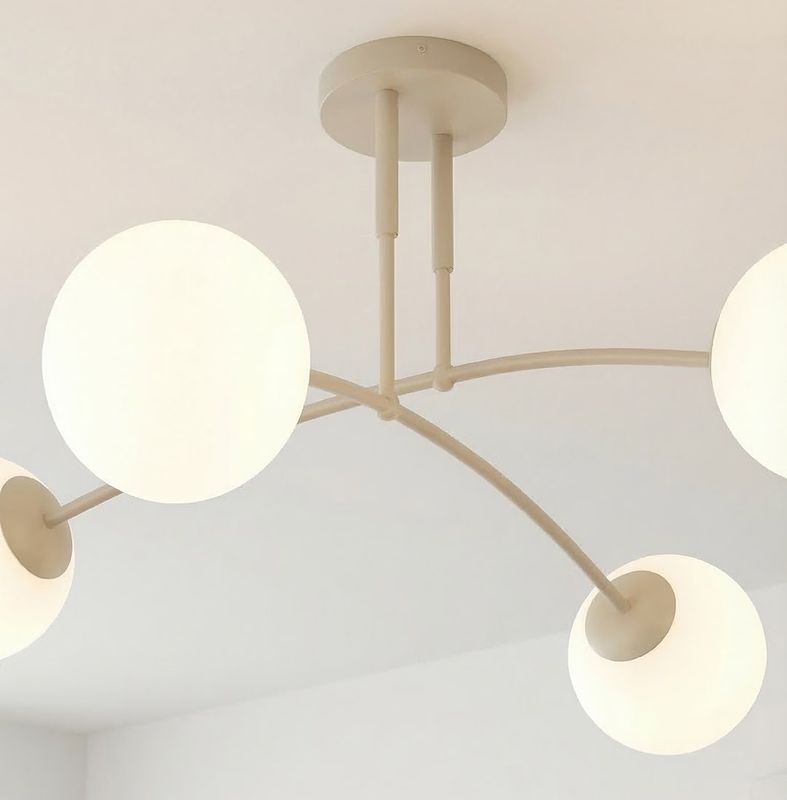 Emibig Lighting Taklampa PREGOS 4 MOKKA OPAL