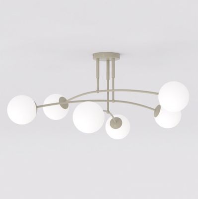 Emibig Lighting Taklampa PREGOS 6 MOKKA OPAL
