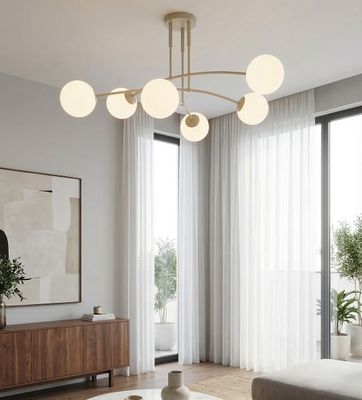 Emibig Lighting Taklampa PREGOS 6 MOKKA OPAL