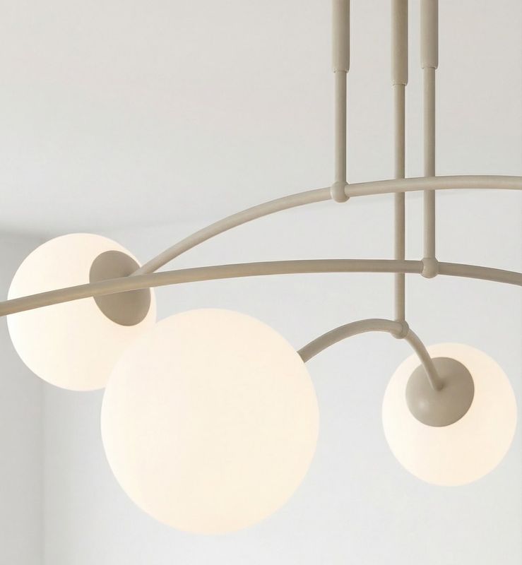 Emibig Lighting Taklampa PREGOS 6 MOKKA OPAL