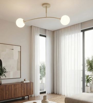 Emibig Lighting Taklampa PREGOS 2 MOKKA OPAL