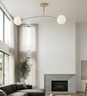 Emibig Lighting Taklampa PREGOS 2 MOKKA OPAL
