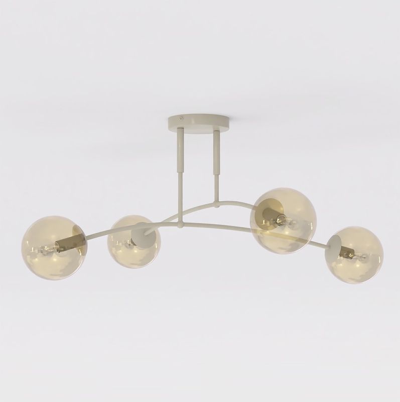 Emibig Lighting Taklampa PREGOS 4 MOKKA HONUNG