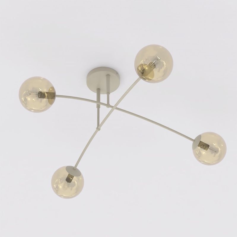 Emibig Lighting Taklampa PREGOS 4 MOKKA HONUNG