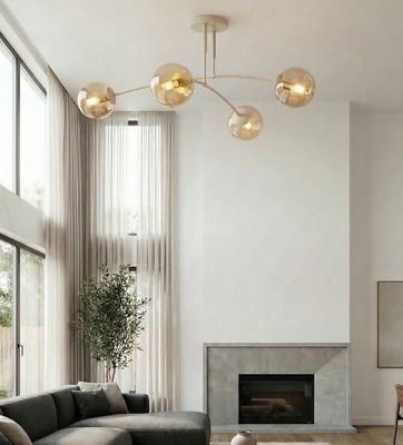 Emibig Lighting Taklampa PREGOS 4 MOKKA HONUNG