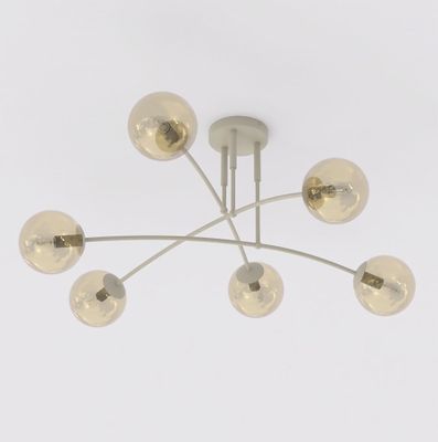 Emibig Lighting Taklampa PREGOS 6 MOKKA HONUNG