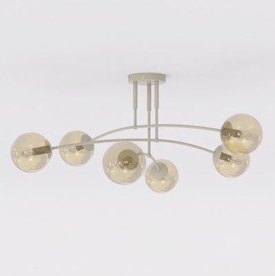 Emibig Lighting Taklampa PREGOS 6 MOKKA HONUNG