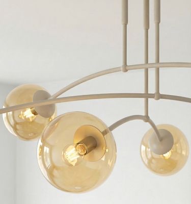 Emibig Lighting Taklampa PREGOS 6 MOKKA HONUNG