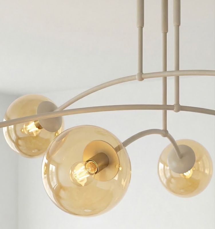 Emibig Lighting Taklampa PREGOS 6 MOKKA HONUNG