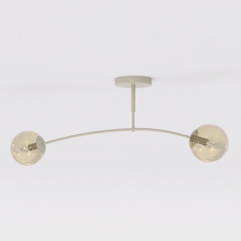 Emibig Lighting Taklampa PREGOS 2 MOKKA HONUNG
