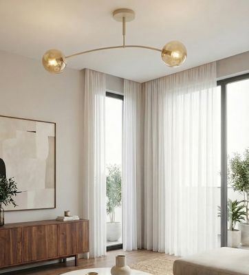Emibig Lighting Taklampa PREGOS 2 MOKKA HONUNG