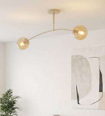 Emibig Lighting Taklampa PREGOS 2 MOKKA HONUNG