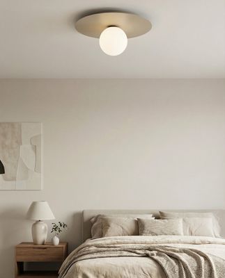 Emibig Lighting Taklampa SOLAR 1 MOKKA OPAL
