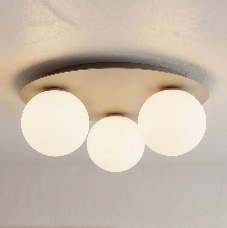 Emibig Lighting Taklampa SOLAR 3 MOKKA OPAL