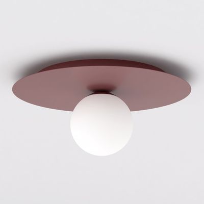 Emibig Lighting Taklampa SOLAR 1 BURGUNDY OPAL