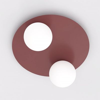 Emibig Lighting Taklampa SOLAR 2 VINRÃ–D OPAL