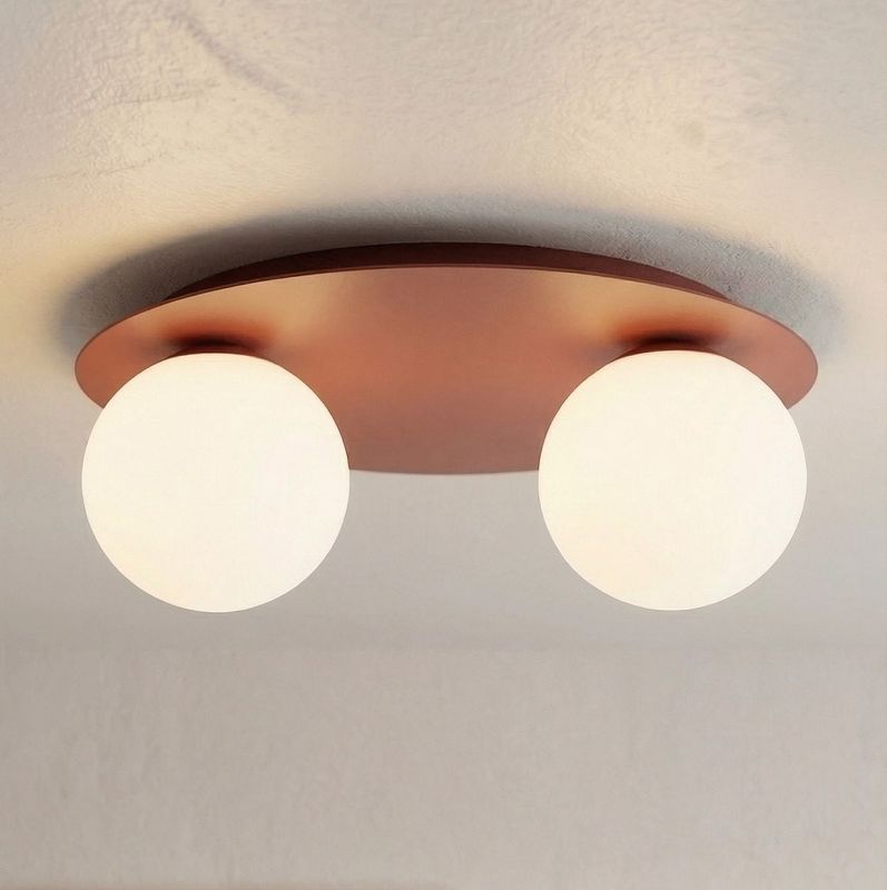 Emibig Lighting Taklampa SOLAR 2 VINRÃ–D OPAL