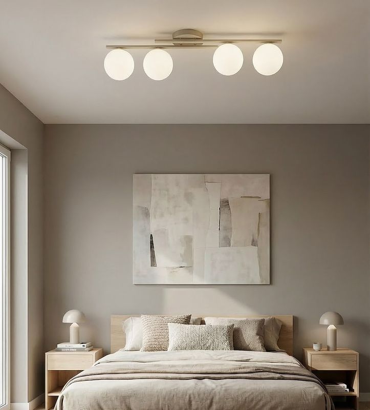 Emibig Lighting Taklampa KAIRO 4 MOKKA OPAL
