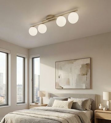 Emibig Lighting Taklampa KAIRO 4 MOKKA OPAL