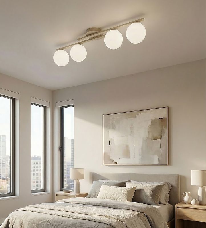 Emibig Lighting Taklampa KAIRO 4 MOKKA OPAL