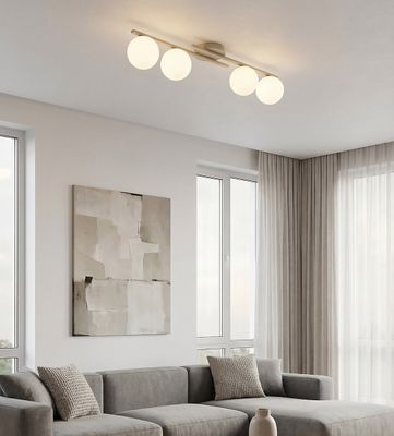 Emibig Lighting Taklampa KAIRO 4 MOKKA OPAL