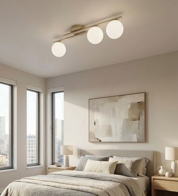 Emibig Lighting Taklampa KAIRO 3 MOKKA OPAL
