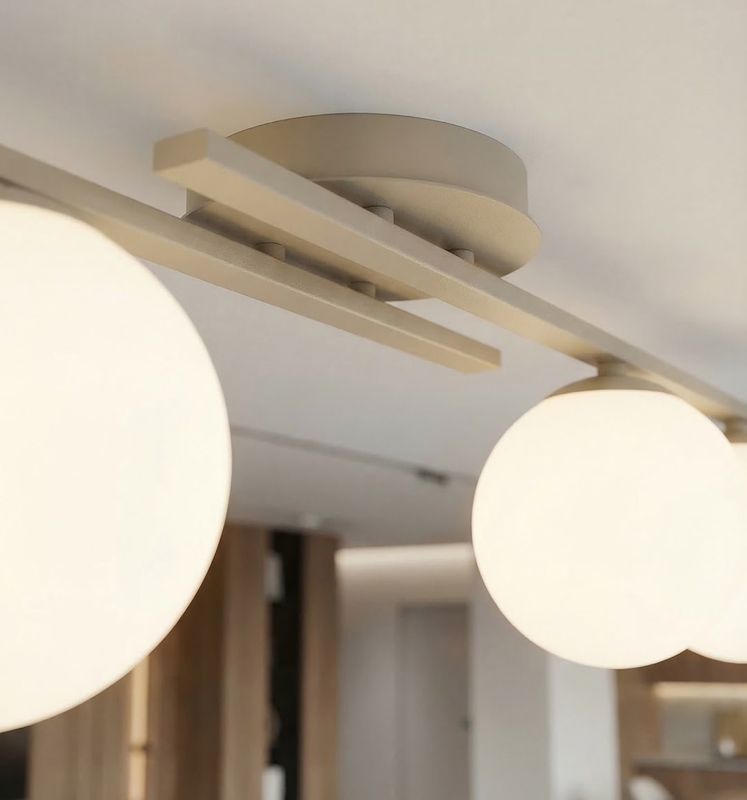 Emibig Lighting Taklampa KAIRO 3 MOKKA OPAL