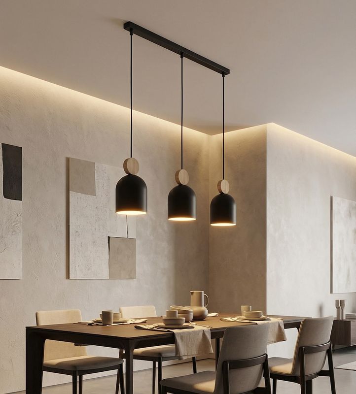 Emibig Lighting Taklampa MESI 3 SVART