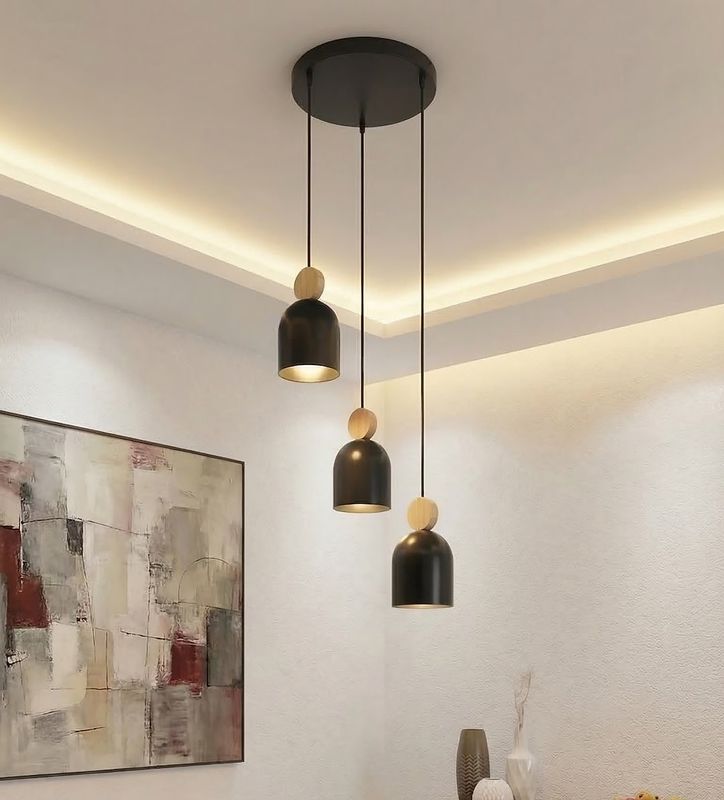Emibig Lighting Taklampa MESI 3 BL PREM