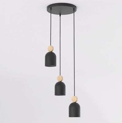 Emibig Lighting Taklampa MESI 3 BL PREM