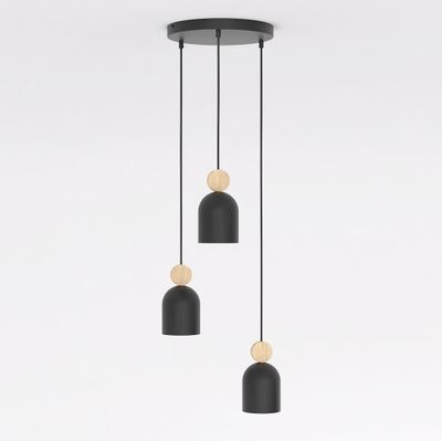 Emibig Lighting Taklampa MESI 3 BL PREM