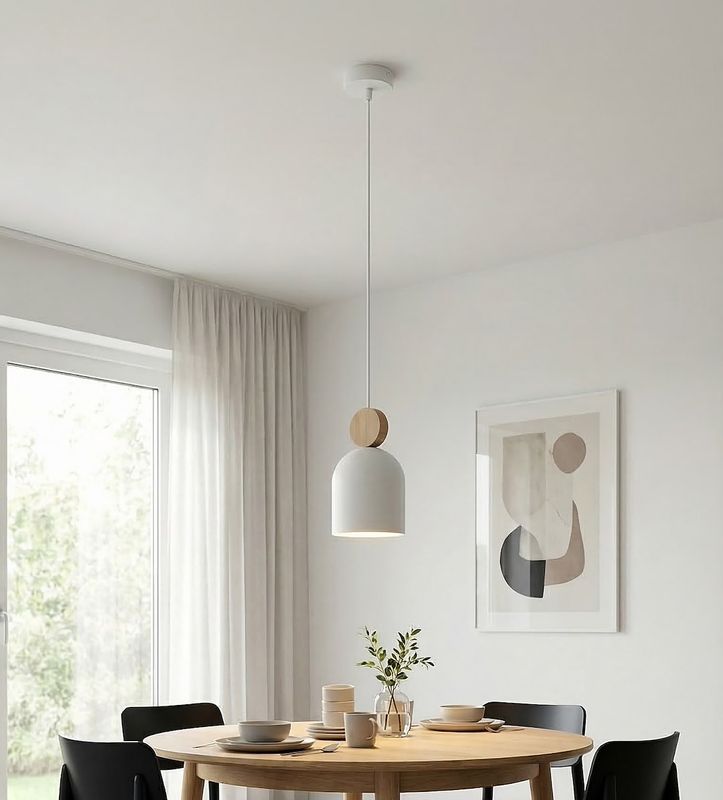 Emibig Lighting Taklampa MESI 1 VIT