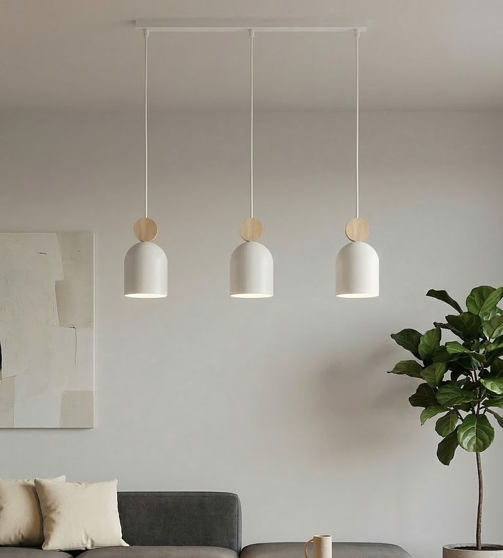 Emibig Lighting Taklampa MESI 3 VIT