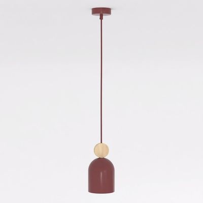 Emibig Lighting Taklampa MESI 1 BURGUNDY