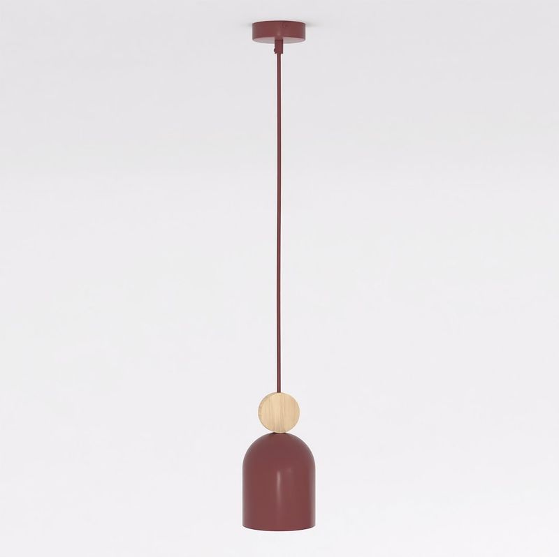 Emibig Lighting Taklampa MESI 1 BURGUNDY