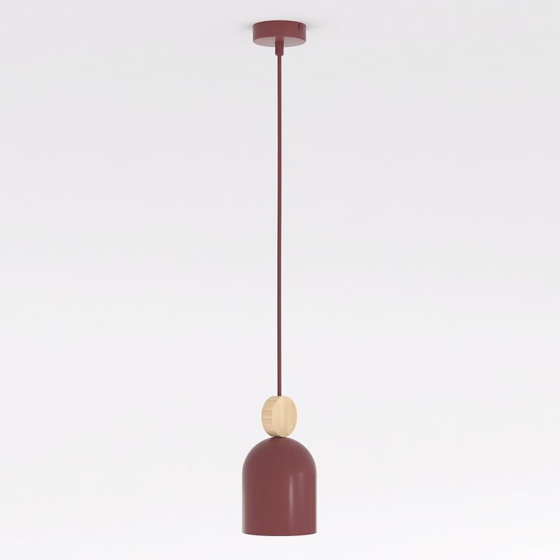 Emibig Lighting Taklampa MESI 1 BURGUNDY