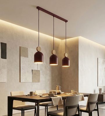 Emibig Lighting Taklampa MESI 3 BURGUNDY