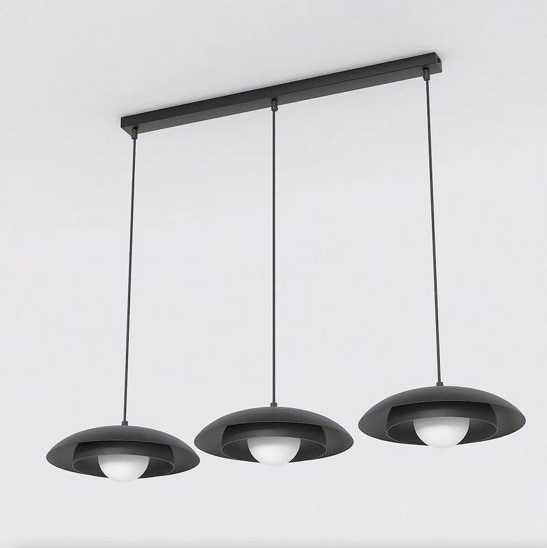 Emibig Lighting Taklampa SKIN 3 SVART