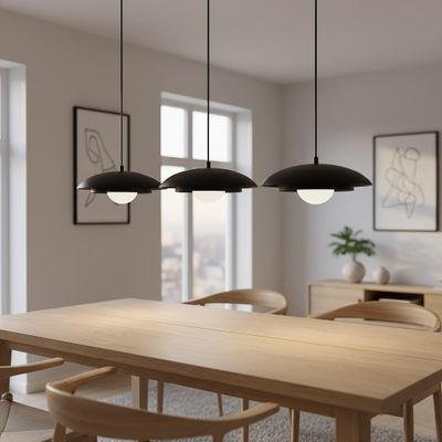 Emibig Lighting Taklampa SKIN 3 SVART