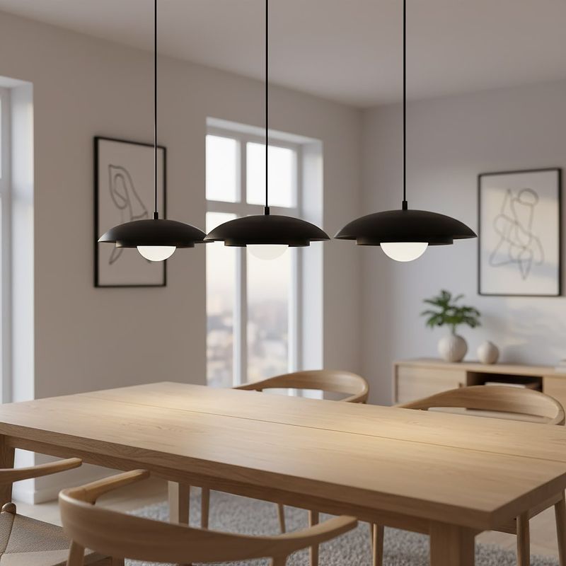 Emibig Lighting Taklampa SKIN 3 SVART