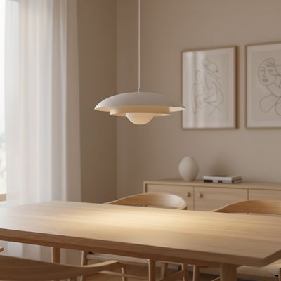 Emibig Lighting Taklampa SKIN 1 VIT MOKKA