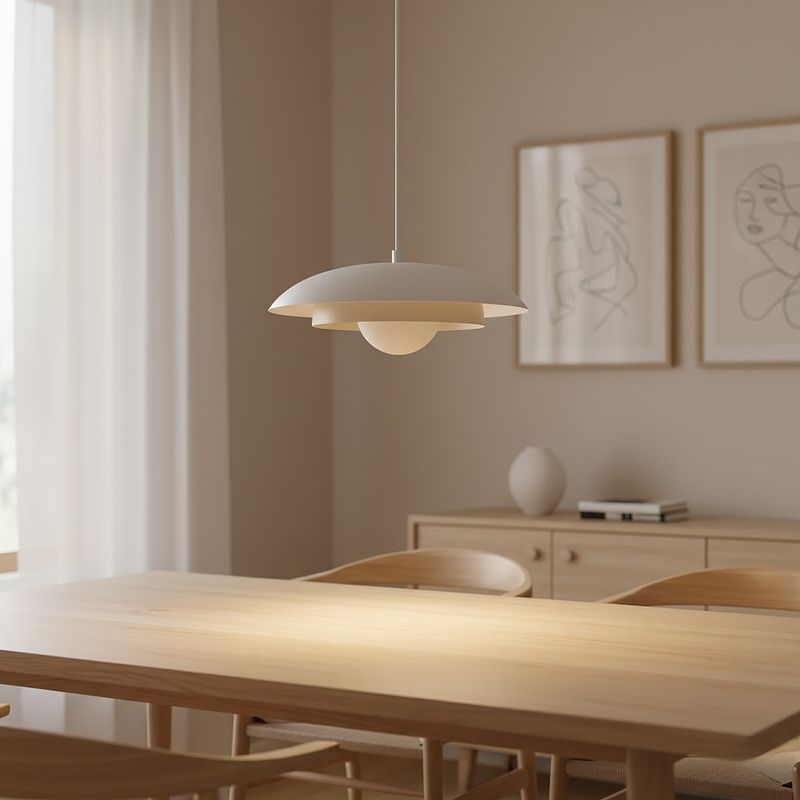 Emibig Lighting Taklampa SKIN 1 VIT MOKKA