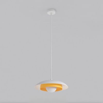 Emibig Lighting Taklampa SKIN 1 VIT ORANGE