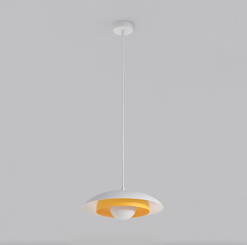 Emibig Lighting Taklampa SKIN 1 VIT ORANGE