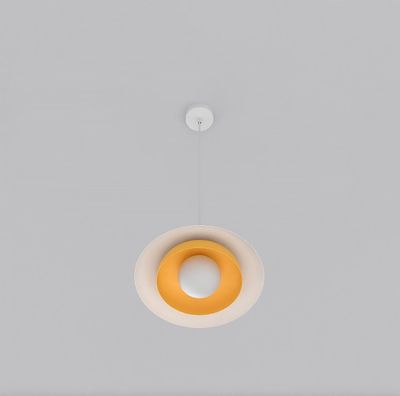 Emibig Lighting Taklampa SKIN 1 VIT ORANGE