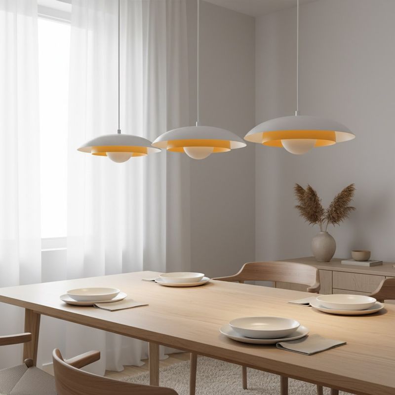 Emibig Lighting Taklampa SKIN 3 WH ORANGE